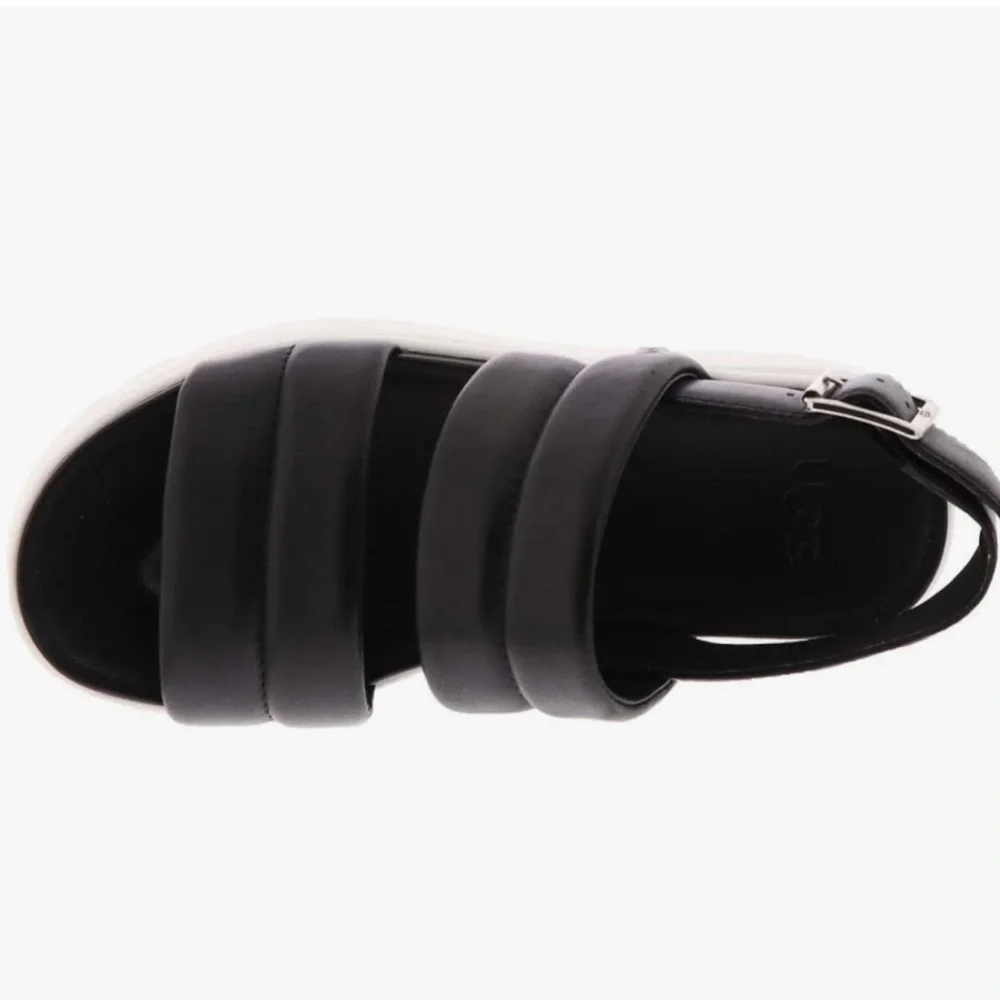 UGG Black Platform Sandals for Women - Picture 2 of 5